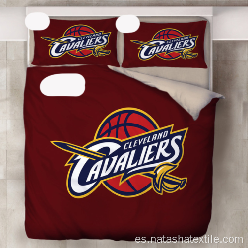 Juegos de cama de 3 piezas NBA Black No. 23